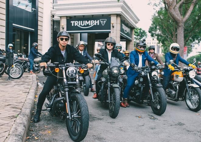 Mô Tô Triumph Sài Gòn